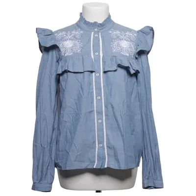Bluse (Blau) von Pigalle Baumwolle