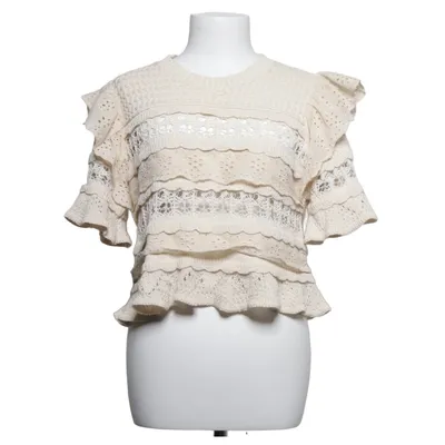 Top (Beige) van Zara Katoen