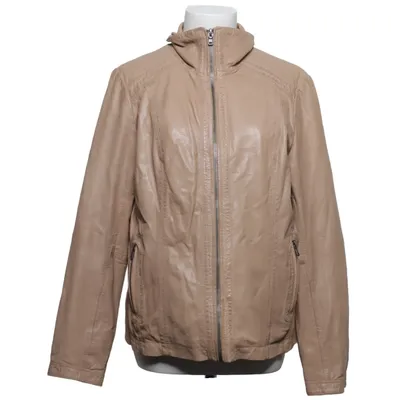 Läderjacka (Beige) från Maddox