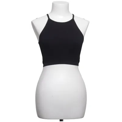 Crop top (Noir) de Active Usa Élasthane, Polyamide