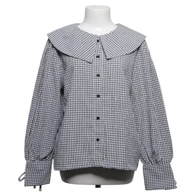 Blouse (Black, White) from Tu Cotton, Polyester