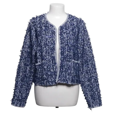 Strickjacke (Blau, Mehrfarbig) von Zara Baumwolle, Polyester