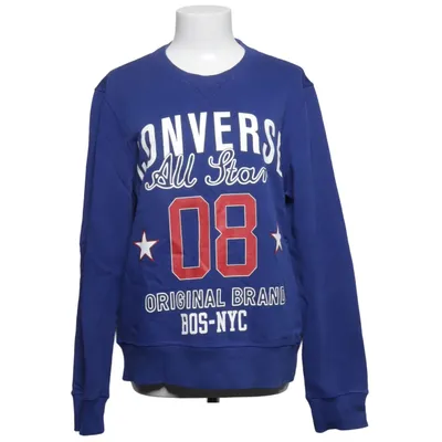 Sweatshirt (Blå, Rød, Hvid) fra Converse Bomuld, Polyester