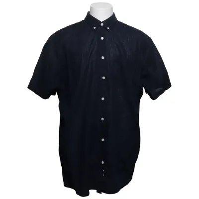 Short sleeve shirt (Blue) from Livergy Cotton, Linen