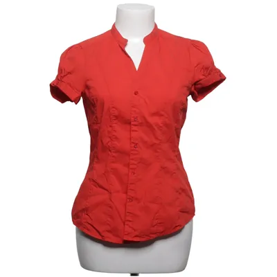 Chemise à manches courtes (Rouge) de Flame Coton, Élasthane, Polyamide