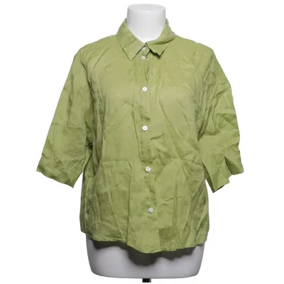 Kortärmad skjorta (Grön) från H&M Premium Quality Linne