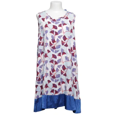Dress (Blue, White, Multicolored) from Smash Polyester, Viscose
