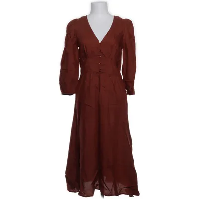 Dress (Brown, Red) from Indiska Viscose