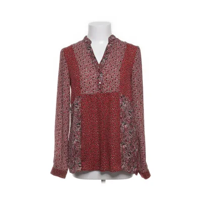 Blus (Röd, Flerfärgad) från Zara Basic Polyester
