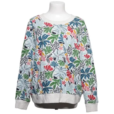 Sweatshirt (Hvid, Flerfarvet) fra Seasalt Cornwall Elastan, Økologisk bomuld