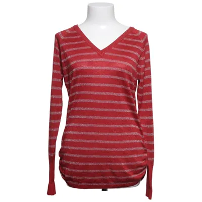 Maternity sweater (Red, Silver) from Woman Acrylic, Metallic fiber