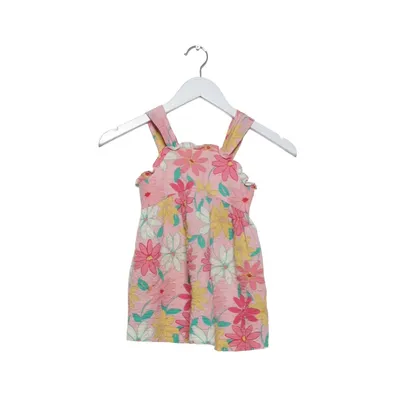 Robe (Rose, Jaune, Vert) de Zara Coton, Élasthane