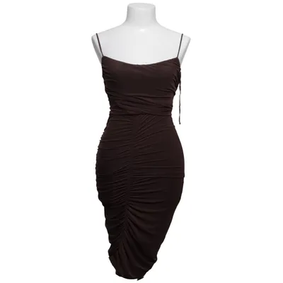 Dress (Brown) from Bik Bok Elastane, Polyester, Viscose