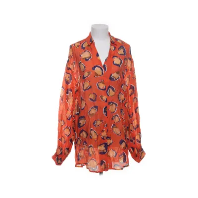 Blus (Orange, Flerfärgad) från Never Fully Dressed Lyocell, Nylon