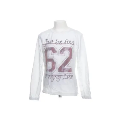Long sleeve T-shirt (White, Red) from Yigga Cotton, Polyester