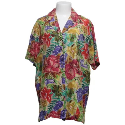Chemise à manches courtes (Multicolore) de Saks Fifth Avenue Soie