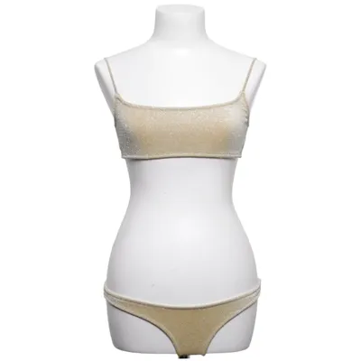 Bikini (Gold) von Triangl Elasthan, Metallfaser, Polyamid