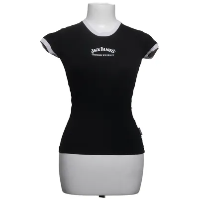 T-shirt (Sort, Hvid) fra Jack Daniels Bomuld
