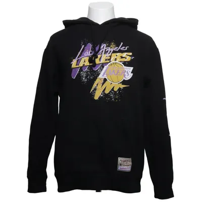 Huvtröja (Svart) från Mitchell & Ness Bomull, Polyester