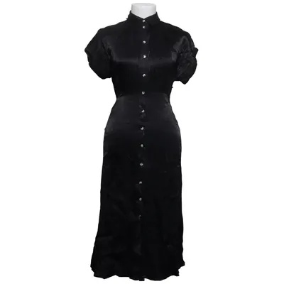 Shirt dress (Black) from Mango Suit Viscose