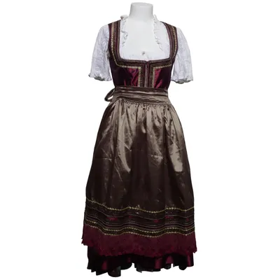 Dirndl (Violet, Marron, Blanc, Rouge) de Krüger Coton, Polyester