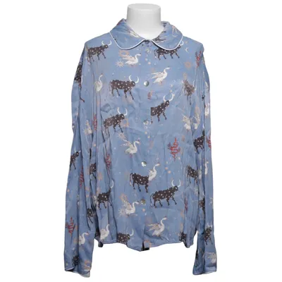 Bluse (Blå, Flerfarvet) fra Sleeper Bomuld, Polyester, Viscose