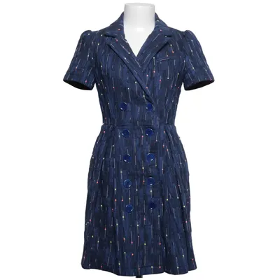 Dress (Blue, Multicolored) from Heroines Cotton, Polyamide, Polyester