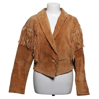 Leather jacket (Brown) from Frontline Leather, Polyester