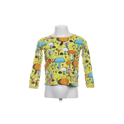 Långärmad t-shirt (Gul, Flerfärgad) från Duns Ekologisk bomull