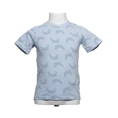 T-shirt (Blå, Grå) fra ICA I Love Eco Økologisk bomuld