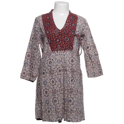 Dress (Beige, Red, Blue) from Fabindia