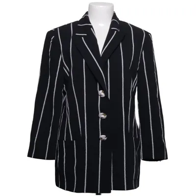 Blazer (Noir, Blanc) de Louis Féraud Coton, Polyamide, Polyester, Viscose, Laine