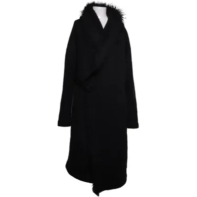 Coat (Black) from Fay Mohair, Nylon, Wool
