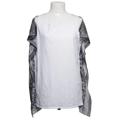 Haut (Blanc, Gris) de Rude Riders Coton, Soie