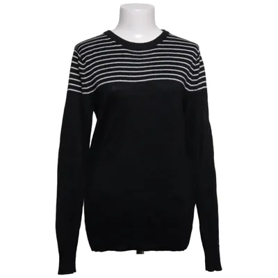 Sweater (Black, White) from Red Collar Project Acrylic, Wool