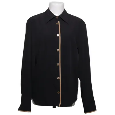 Shirt (Black) from Eugen Klein Polyester, Silk