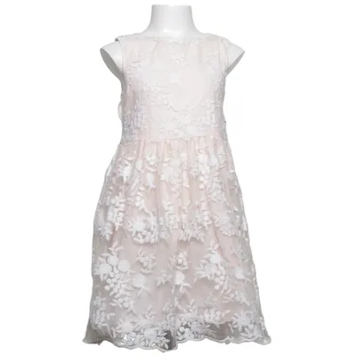 Bloemenmeisjes jurk (Roze, Wit) van Primark Premium Katoen, Polyamide, Polyester