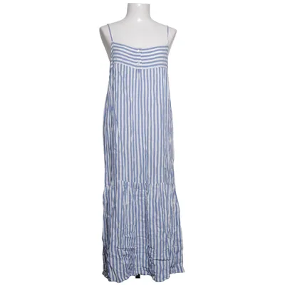 Maxi jurk (Blauw, Wit) van Maan