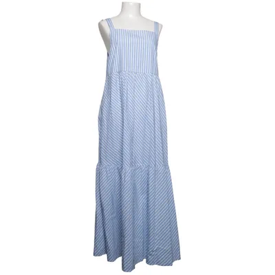 Robe longue (Bleu, Blanc) de Lexington Coton