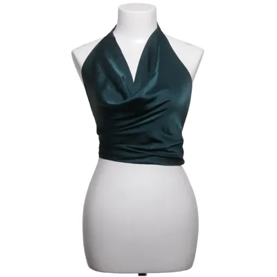 Halternecktopp (Grön) från Bik Bok Elastan, Polyester