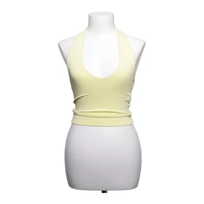 Halterneck top (Gul) fra STR Elastan, Polyester