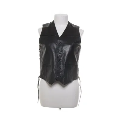 Läderväst (Svart) från High Five Motor Wear Skinn, Polyester