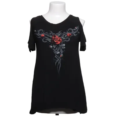 Top (Sort) fra Spiral Elastan, Viscose