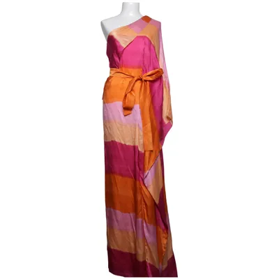 Maxikleid (Orange, Pink, Mehrfarbig) von Hugo Boss Cupro