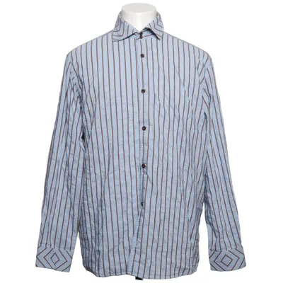 Shirt (Blue, Brown) from Carlo Colucci Cotton, Polyester