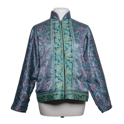 Jacket (Blue, Purple, Multicolored) from Pink India Silk