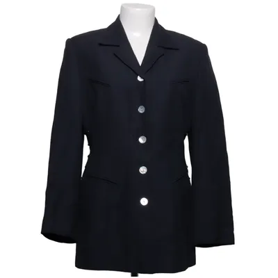 Blazer (Blauw) van Miss H. Linnen, Viscose