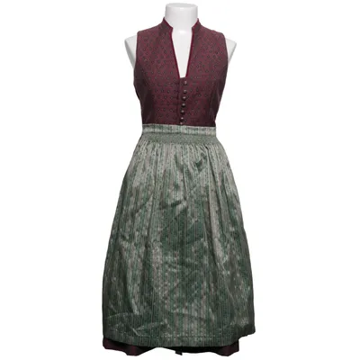 Dirndl (Green, Purple, Multicolored) from Wenger Cotton, Polyamide, Polyester, Silk, Viscose, Wool