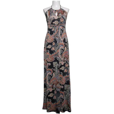 Maxi dress (Black, Multicolored) from Lise Sandahl Elastane, Polyester