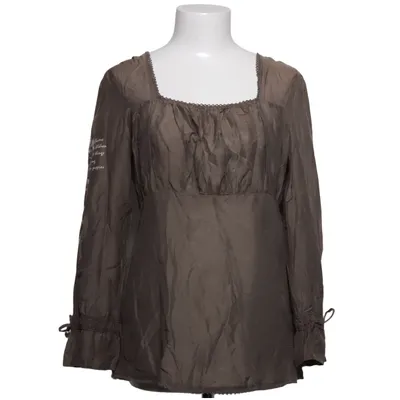Bluse (Braun) von Du & Jag Baumwolle, Seide